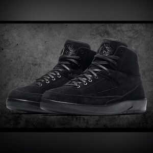 NIKE AIR JORDAN RETRO 2 “DECON TRIP-BLACK” 2017 MENS SZ 10.5 NEW 100% AUTHENTIC